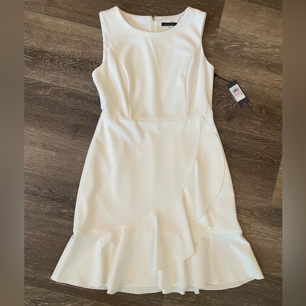 Tommy Hilfiger white cocktail dress Sz 10, NWT